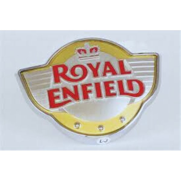 3D Chrome Badge Fuel Tank Left Hand For Royal Enfield All New Classic 350