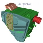 Air Cleaner For Bajaj Pulsar 125 Split Seat BS6