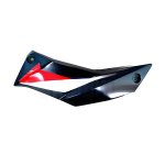 Belly Pan Left Satin Black Burnt Red For Bajaj Pulsar NS200