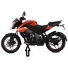 Belly Pan Right Hand Satin Black Orange Dec For Bajaj Pulsar NS125