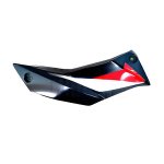 Belly Pan Right Satin Black Burnt Red For Bajaj Pulsar NS200