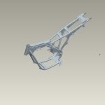 Body Comp Frame For Hero Splendor+ (2012)