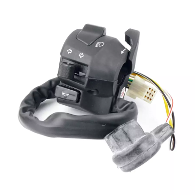 Uno Minda Handle Bar Switch - Left Side - Kick Start for TVS Fiero F2 (SW-0665L)