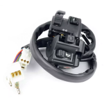 Uno Minda Handle Bar Switch - Left Side (With 3 Couplers, 2 Clip Terminals) - Self Start for Hero Super Splendor/Glamour (DIG+Analog Meter)/Glamour FI (SW-0685A)