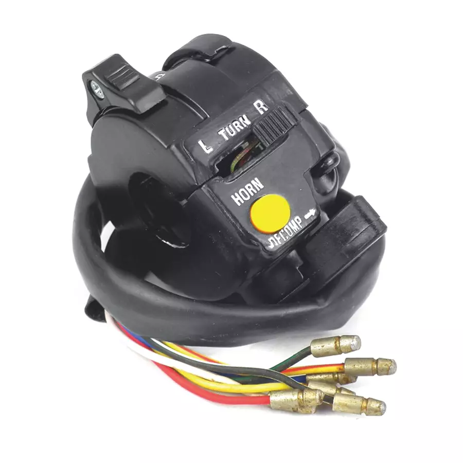 Uno Minda HANDLE BAR Switch - Left Side - with Dipper, Horn, Indicator ...