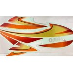 Sticker Ket Orange Colour for Hero Splendor Old/Plus-First Quality 