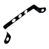 Honda Dio Old Model Front Number Plate Bracket Standard