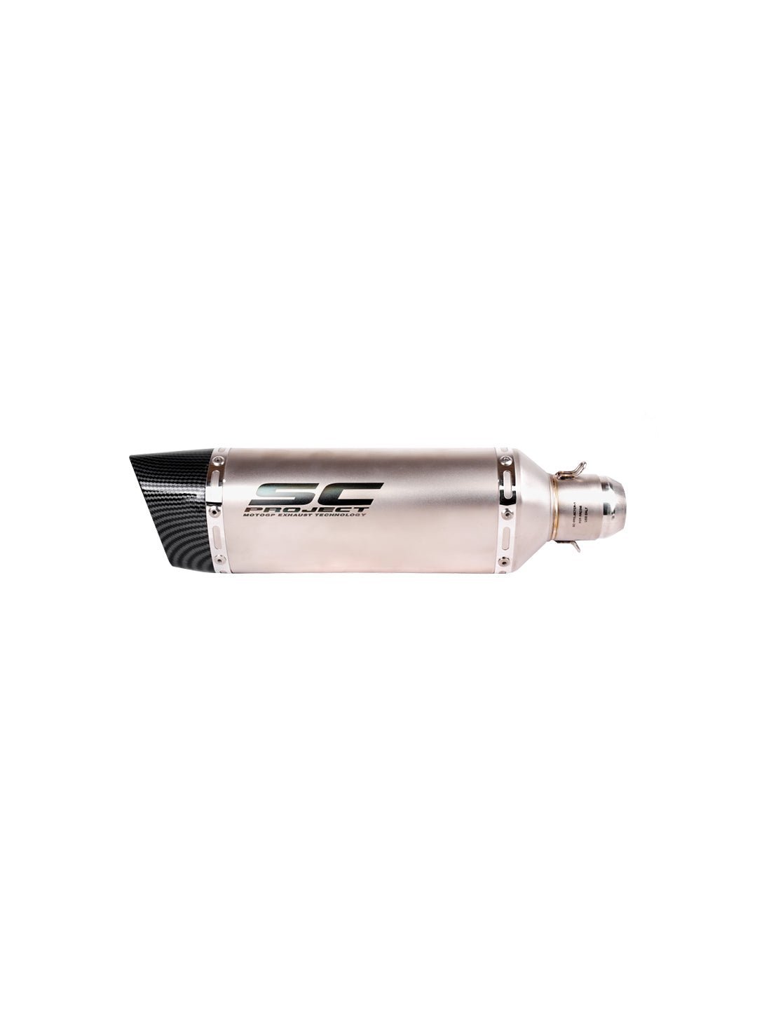 Sc Project Merchandise SC Project Long Exhaust Slash cut Silver End Carbon - Buy Online at ...